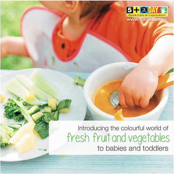 Introducing the colourful world of fresh fruit & vegetables to Babies & Toddlers